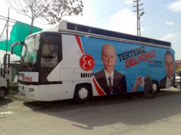 mhp seçim otobüsleri